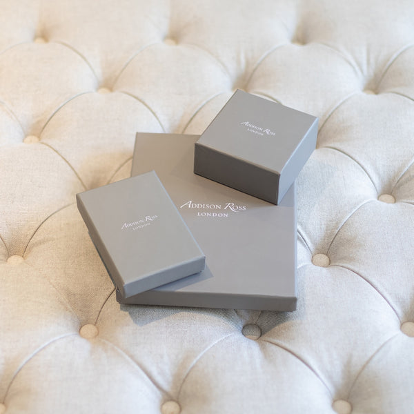 Addison Ross Black & Silver Alarm Clock