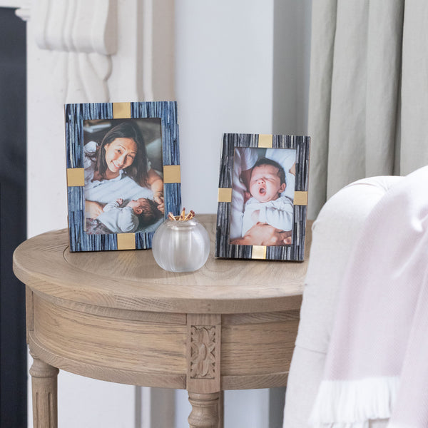 Addison Ross Blue Bone Photo Frame
