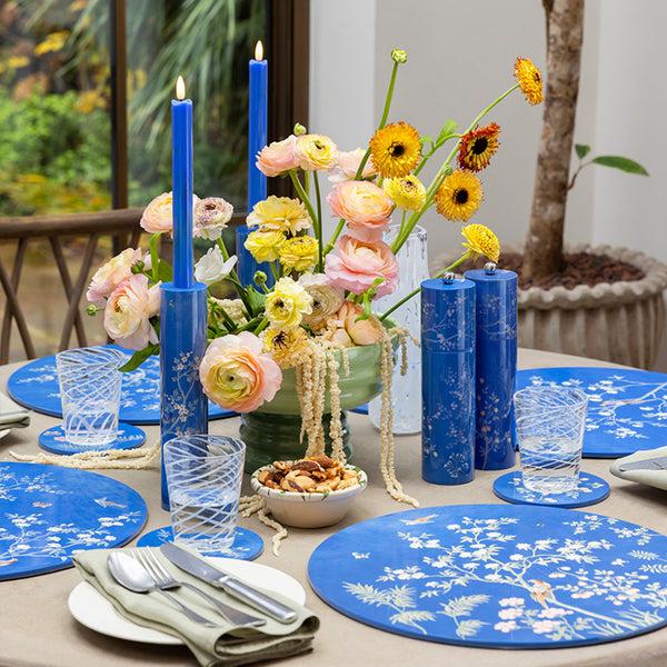 Addison Ross Blue Chinoiserie Placemats - Set Of 4