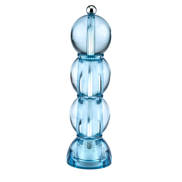 addison ross Blue Icy Bobbin Salt or Pepper Mill
