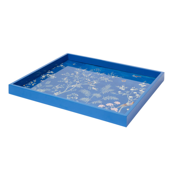 Addison Ross Blue Medium Chinoiserie Tray