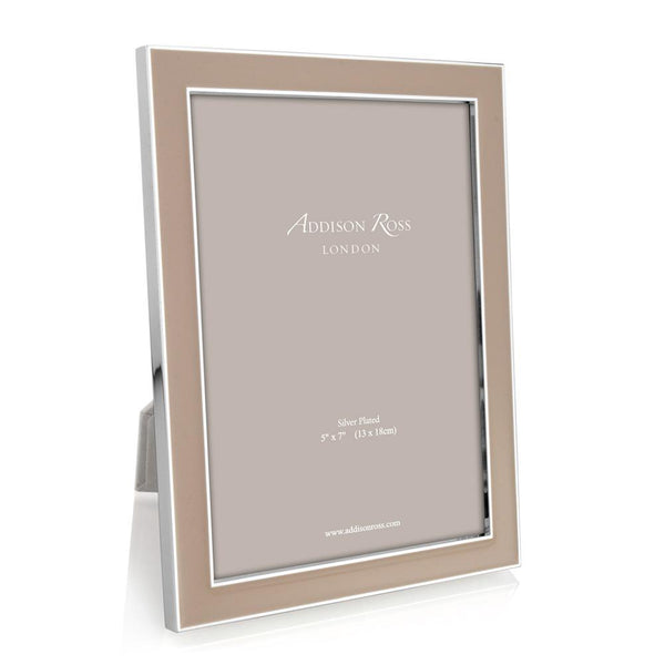 addison ross Cappuccino Enamel & Silver Frame