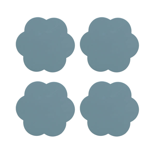 Addison Ross Chambray Blue Coasters – Set Of 4