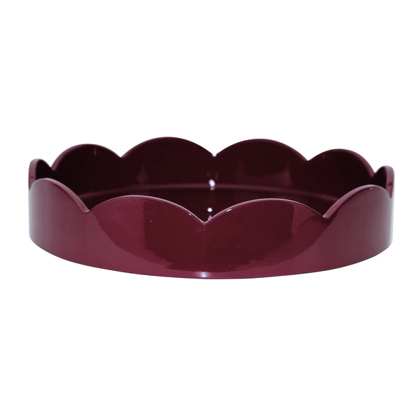 addison ross Cherry Small Round Scallop Tray