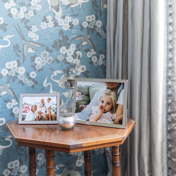 Addison Ross Chiffon Enamel & Silver Frame