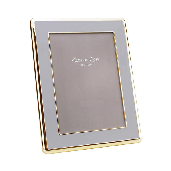 addison ross Chiffon Grey Enamel & Gold Curve Frame