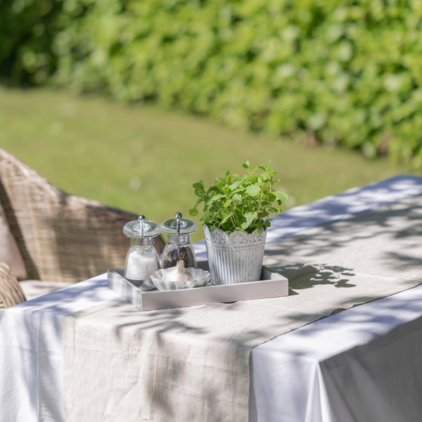 Addison Ross Chiffon Grey Small Lacquered Tray