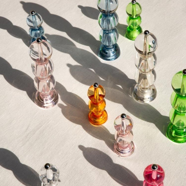 Addison Ross Clear Icy Bobbin Salt Or Pepper Mill