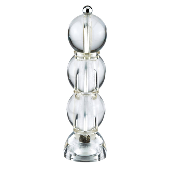 addison ross Clear Icy Bobbin Salt or Pepper Mill