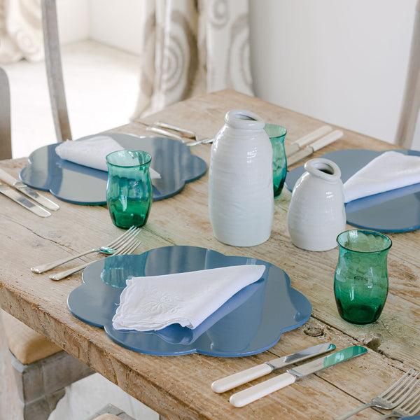 Addison Ross Denim Lacquer Placemats – Set Of 4