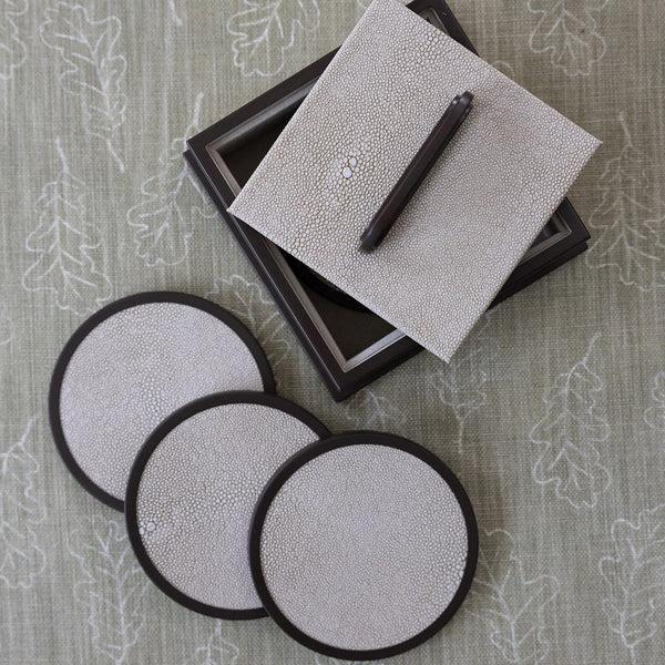 Addison Ross Ecru Coasters - Set Of 4