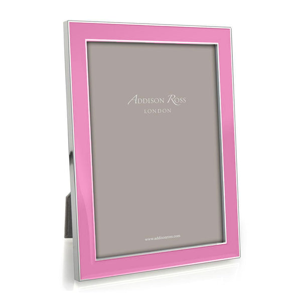 addison ross Electric Pink Enamel & Silver Frame