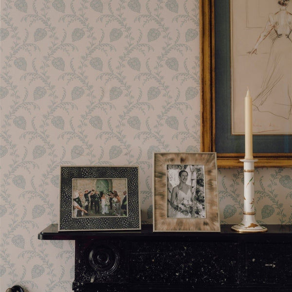 Addison Ross Faux Duck Feather & Silver Frame