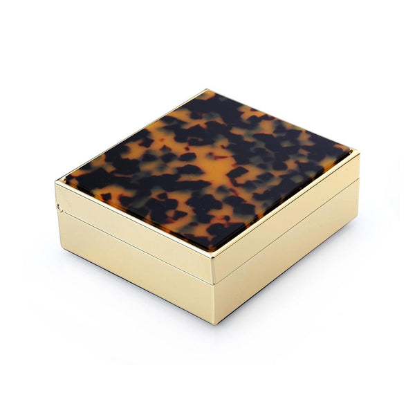 addison ross Faux Tortoiseshell & Gold Box