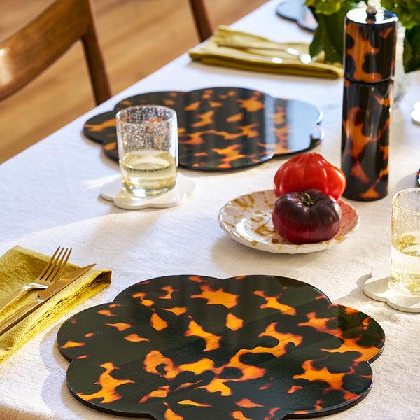 Addison Ross Faux Tortoiseshell Placemats - Set Of 4