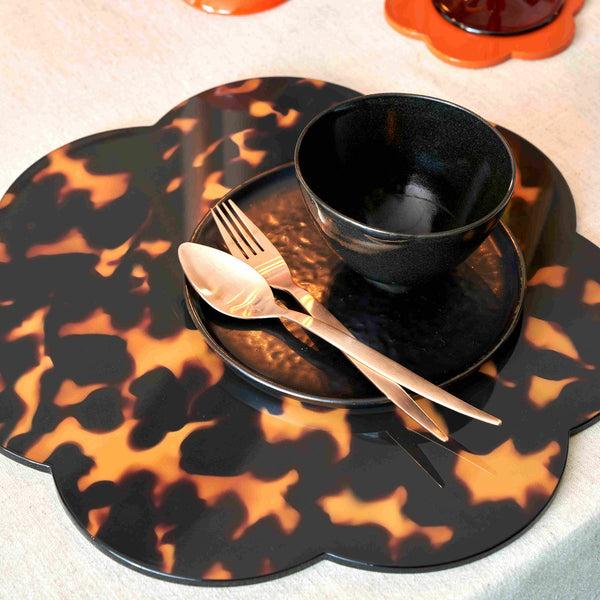 Addison Ross Faux Tortoiseshell Placemats - Set Of 4