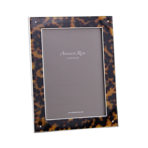 addison ross Faux Tortoiseshell & Silver Photo Frame