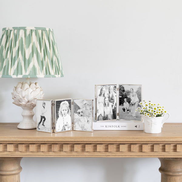 Addison Ross Fine Edged Silver Double Photo Frame