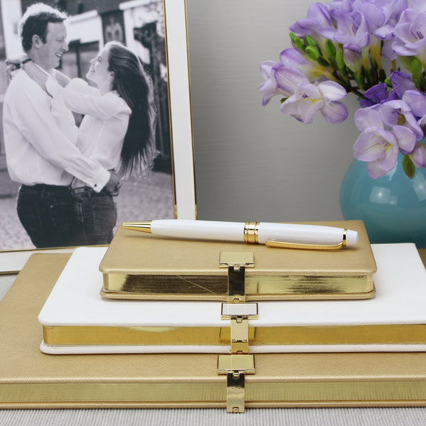 Addison Ross Gold & Gold A6 Notebook