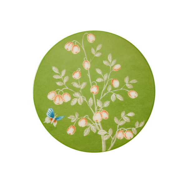 Addison Ross Green Chinoiserie Coasters - Set Of 4