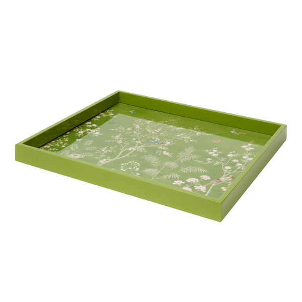 Addison Ross Green Medium Chinoiserie Tray
