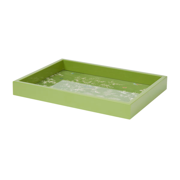 Addison Ross Green Small Chinoiserie Tray