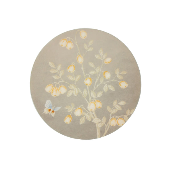 Addison Ross Grey Chinoiserie Coasters - Set Of 4