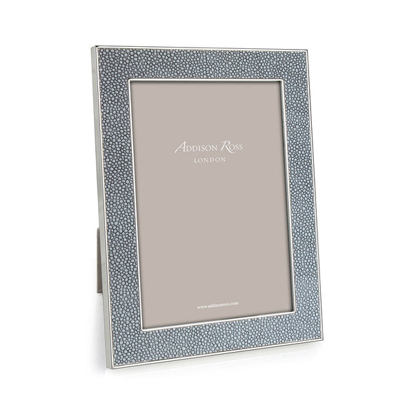 addison ross Grey Shagreen & Silver Frame