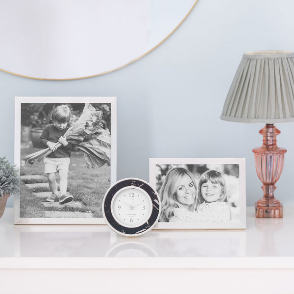Addison Ross Grooved Silver Plate Photo Frame