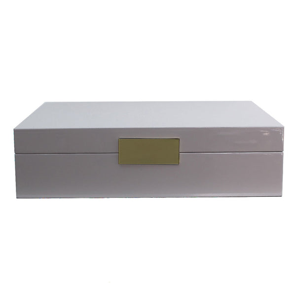 Addison Ross Large Chiffon Grey & Gold Glasses Box