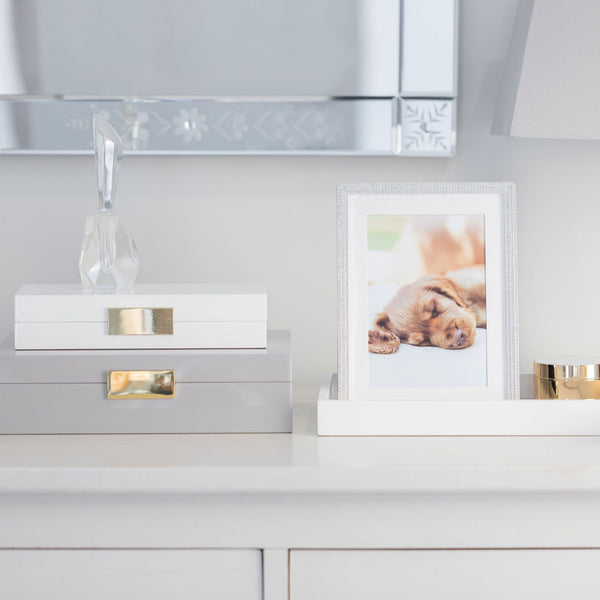 Addison Ross Large Chiffon Jewellery Box With Gold