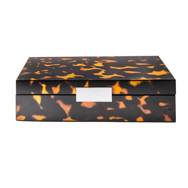 Addison Ross Large Tortoiseshell Box With Silver