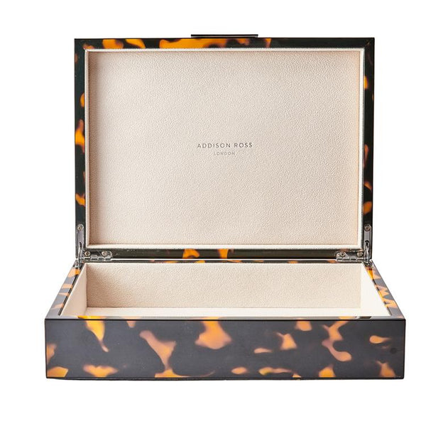 Addison Ross Large Tortoiseshell Box With Silver