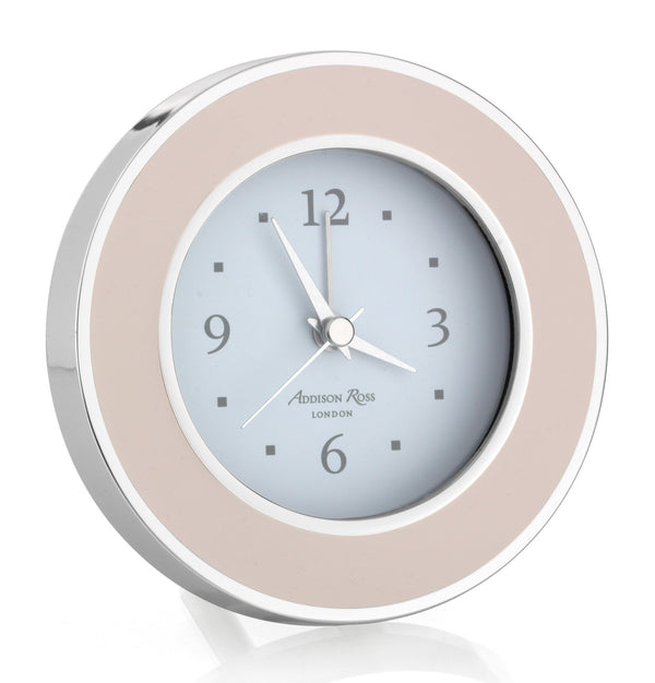 addison ross Light Pink & Silver Alarm Clock