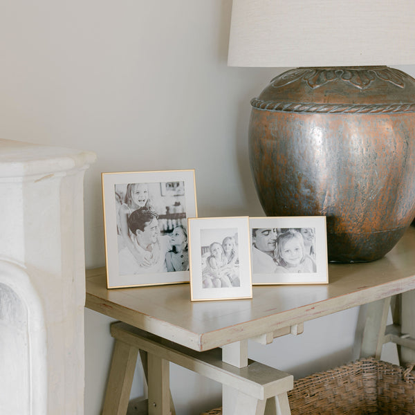 Addison Ross Matte Gold Photo Frame With Mount