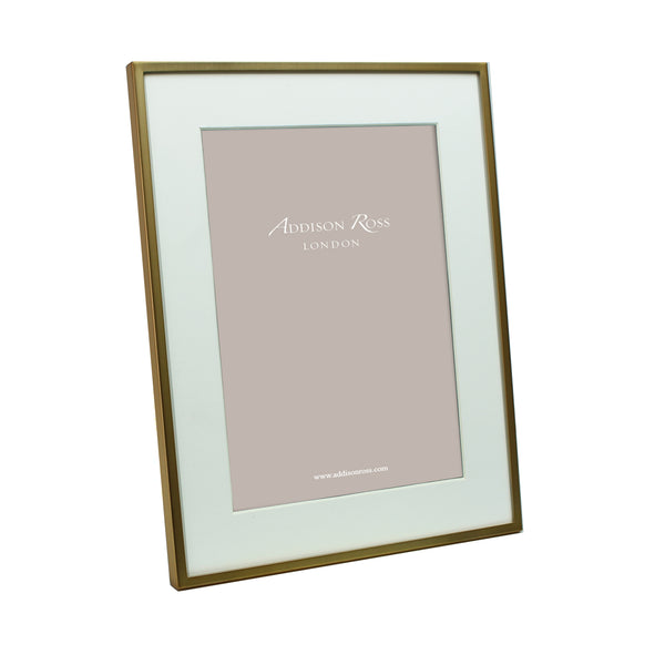 addison ross Matte Gold Photo Frame with Mount