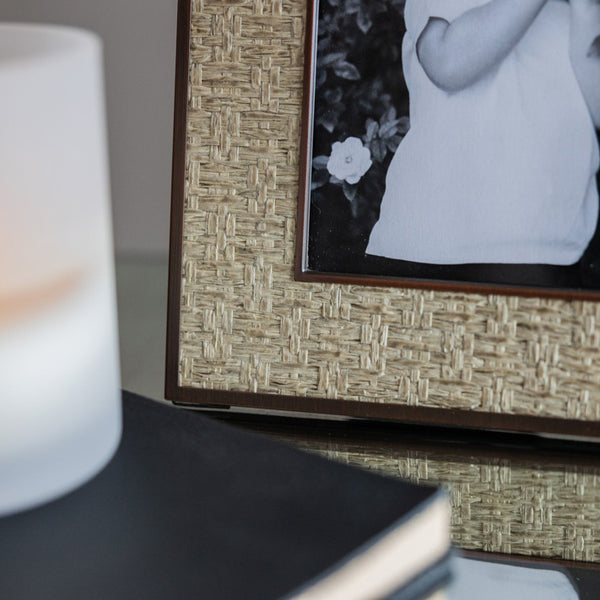 Addison Ross Moss Green Rattan Frame