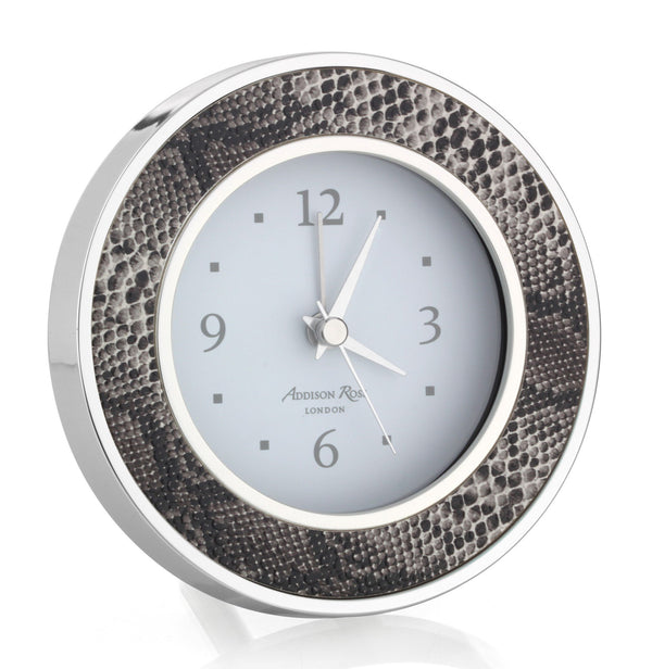 addison ross Natural Snake Silver & Alarm Clock