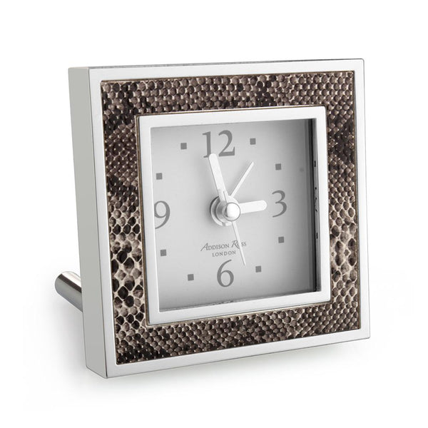 addison ross Natural Snake Square Alarm Clock