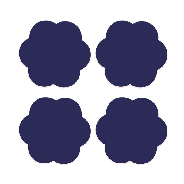 addison ross Navy Coasters – Set of 4