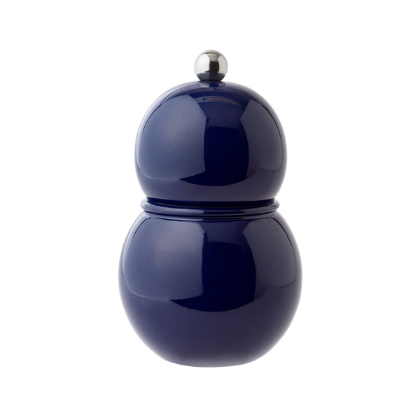 addison ross Navy Lacquer Chubbie Salt & Pepper Mill