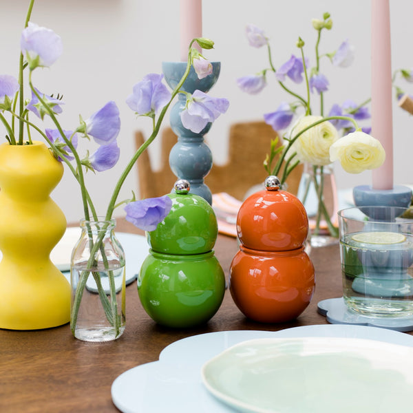 Addison Ross Orange Chubbie Salt & Pepper Mill