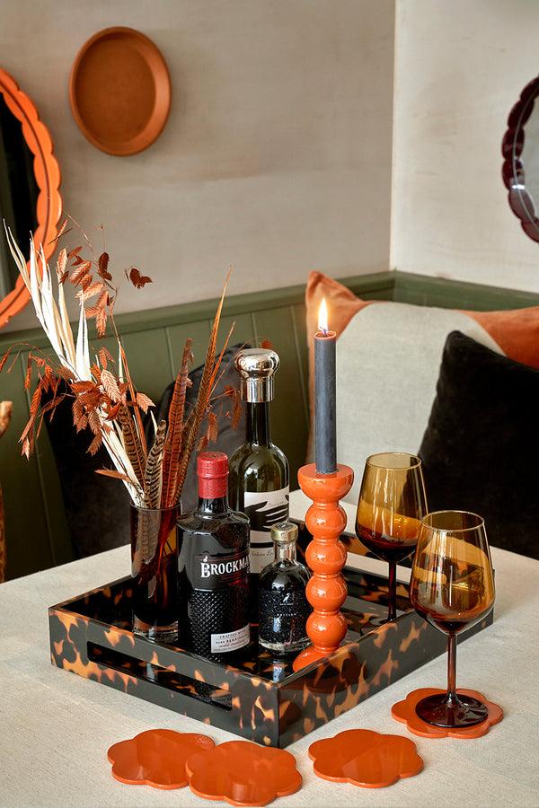 Addison Ross Orange Coasters – Set Of 4