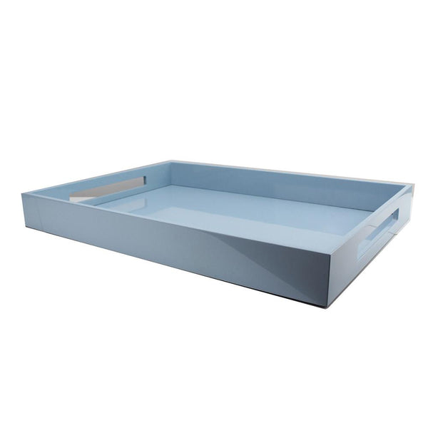 Addison Ross Pale Denim Blue Large Ottoman Tray