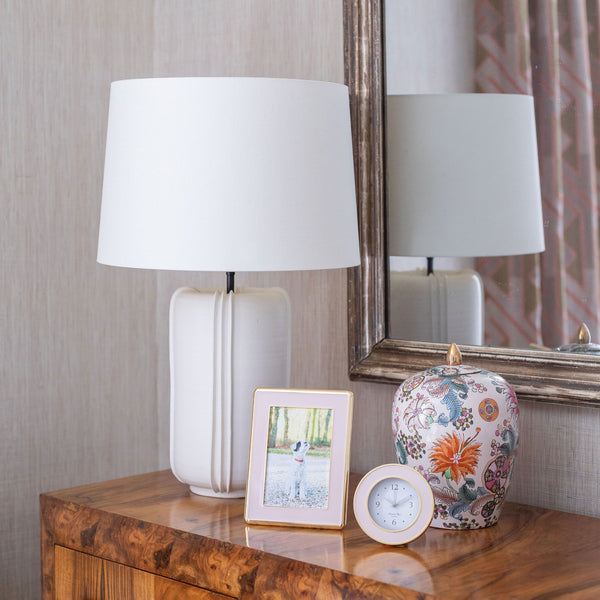 Addison Ross Pale Pink Enamel & Gold Curve Frame