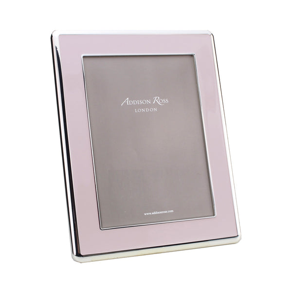 addison ross Pale Pink Enamel & Silver Curve Frame