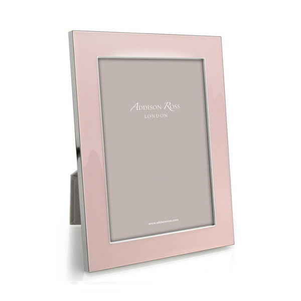 addison ross Pale Pink Enamel & Silver Wide Frame