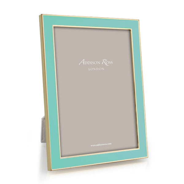 addison ross Pastel Blue Enamel & Gold Frame