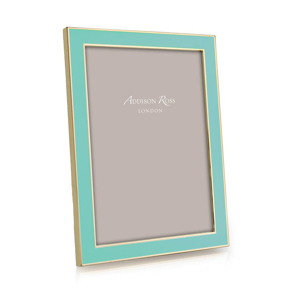 Addison Ross Pastel Blue Enamel & Gold Frame