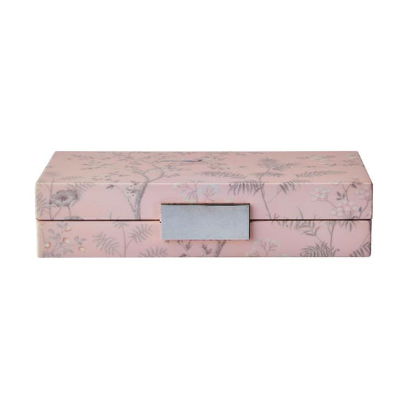 addison ross Pink Chinoiserie Box with Silver